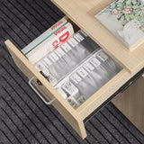 3041 Data Cable Storage Box Desktop Small Box Charger U Disk Drawer Grid Office Good Room Artifact
