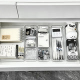 C Stackable Acrylic Drawer Organizer Adjustable Divider Trays For Cosmetics Modular Makeup Storage Box