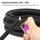 Self-Closed Braided Sleeve 5 8 10 13 16 19 25 32mm PET Insulated Wrap Cable Casing for Computer TV Wire Protect Line Wrap Cover