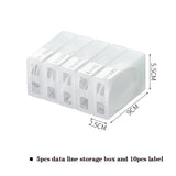 Transparent Plastic box Screw Compartment Box Jewelry Earring Display Case Container Clear Terminal Organizer Tool Storage boxes