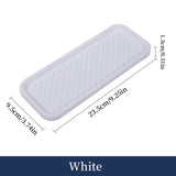 Silicone Drain Tray Soap Pad Bathroom Countertop Storage Tray Draining Pad Kitchen Sink Sponge Holder Soap Dispenser Tray
