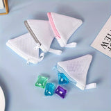 2pcs Laundry Sock & Small Item Storage Bags with Zipper Closure Laundry Bag with Corner Design,Compatible with Laundry Detergent