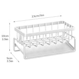 Sink Drain Rack Sponge Holder Sink Faucet Storage Soap Drainer Towel Rack Shelf Organizer Kitchen Accessories