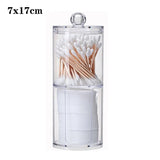 Makeup Cotton Pad Organizer Bathroom Storage Box For Cotton Swabs Cosmetics Jewelry Makeup Remover Pad Container