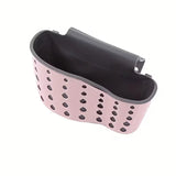 No-Drill Sponge & Brush Holder with Drainage, Adjustable Over-Sink Rack for Faucet, Quick Install
