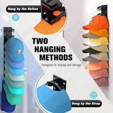 35cm Baseball Cap Organizer Rotating Hat Storage Rack Closet Hanger Storage Organizer Hook Holder Durable Accessories