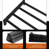 Black Elevated Shoe Rack Small Simple Multi-layer Shoe Cabinet Home Entrance Rental Housing Dormitory Storage Rack