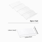 Clear Acrylic Spice Drawer Organizer,Seasoning Jars Drawers Insert,Kitchen Spice Rack Tray For Drawer (Jar Not Included)