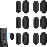 6 Pack Magnetic Remote Control Holder Wall Mount Soft Silicone Remote Control Caddy with Strong Adhesive Remote Holder