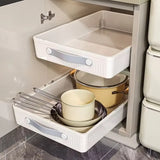 Pull Out Storage Tray Kitchen Sliding Cabinet Shelf with Slide Rails Drawer Spice Rack Bowl Dish Shelf Pantry Kitchen Organizer