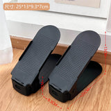 6/100Pcs Durable Adjustable Shoe Organizer Footwear Support Slot Space Saving Cabinet Closet Stand Shoes Storage Rack Shoebox