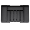 Adjustable Silverware Drawer Organizer, Flatware Utensil Tray for Kitchen Drawer, Cutlery Storage Holder for Spoons Forks Knives