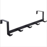 Household Convenience Storage Tools Hook Behind The Door Punch-free Wrought Iron Bag Hook Load-bearing Sundries Storage Rack