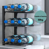 Height Adjustable Heavy Duty Pot and Pan Organizer Rack for under Cabinet and Under Sink Organizers and Storage