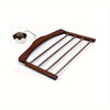 Solid Wood Multifunctional Multi-tier Trouser Rack Household Wooden Coat Rack Towel Scarf Tie Storage Rack Flocking Non-marking