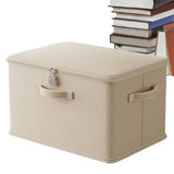 Lockable Storage Box Jeans Clothes Organizer Pants Sweater Storage Cabinets Drawers Organizer Washable Shelf Baskets for Blanket