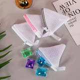 2pcs Laundry Sock & Small Item Storage Bags with Zipper Closure Laundry Bag with Corner Design,Compatible with Laundry Detergent