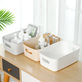 1/3pcs Dormitory Miscellaneous Storage Box Desktop Cosmetic Storage Box Bathroom Kitchen Bedroom Plastic Storage Basket