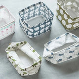 1pc Cotton Linen Fabric Waterproof Desktop Sundries Basket Storage Box Cosmetic Toy Organizer Underwear Socks Clothes Storagebag