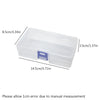 5 transparent plastic storage boxes can accommodate small items, small toys, decorations, small cards, sorted storage, not messy