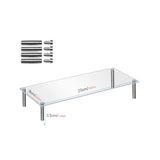 Acrylic Riser, Display Stand Clear Shelf for Cupcake Food Desserts Holder Cosmetic Products Decorator and Organizer