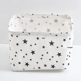1pc Cotton Linen Fabric Waterproof Desktop Sundries Basket Storage Box Cosmetic Toy Organizer Underwear Socks Clothes Storagebag