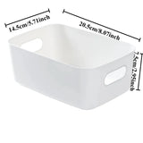 1/3pcs Dormitory Miscellaneous Storage Box Desktop Cosmetic Storage Box Bathroom Kitchen Bedroom Plastic Storage Basket