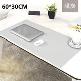1 Pcs Large Size 60*30mm Office Desk Protector Mat PU Leather Waterproof Mouse Pad Desktop Keyboard Desk Pad Gaming Mousepad