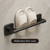 Bathroom Slipper Rack, No-Drill Wall-Mounted Draining Storage Hanging Rack for Toilet Door, Shoe Storage Organizer.