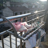 2 PCS Hanging Rod Sock Rack, Clothes Hanger Suitable For Drying Socks, Towels, Underwear And Other Small Clothing Items