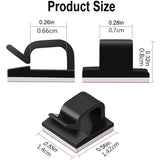 10/50PCS Cable Management Clip Guiding Line Wire Arrangement Protector Fixations Cord Holder Clearance WINDER Clips Attache Home