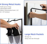 14/24/40 Grids Over The Door Shoe RackMesh Pockets Hanging Shoe Organizer For Closet Hanging Shoe Rack Holder