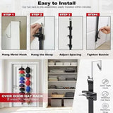 Over Door Baseball Cap Rack Holding Up To 10 Hats Space-saving Closet Hat Collections Display Organizer Home Storage Accessories
