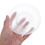 Frosted Glass Soap Dish Round clear Bathroom Replacement Soap Holder Bathroom Vanities Soaps holder multiuse Kitchen Sinks rack
