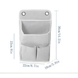 1pcs Wall-Mounted Dorm Door Back Storage Bag Large Capacity Wall Hanging Organizer Home Wall Suspension Storage Bag