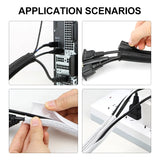 Self-Closed Braided Sleeve 5 8 10 13 16 19 25 32mm PET Insulated Wrap Cable Casing for Computer TV Wire Protect Line Wrap Cover