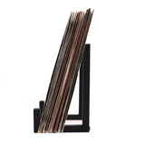Retro Music Display Stand Minimalist Album Display Retro Metal Lp Records Holder Display Stand for Vinyl Storage Organization