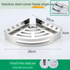 1/2 Layers Corner Shower Shelf Bathroom Shampoo Shower Shelf Holder 304 Stainless Steel Punch Free Kitchen Tripod Corner Stand