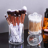 Makeup Cotton Pad Organizer Bathroom Storage Box For Cotton Swabs Cosmetics Jewelry Makeup Remover Pad Container
