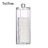 Makeup Cotton Pad Organizer Bathroom Storage Box For Cotton Swabs Cosmetics Jewelry Makeup Remover Pad Container