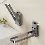 Foldable Towel Rack No Drill Suction Cup Towel Holder for Bathroom Kitchen Sink Hand Towel Storage for Bathroom Vanity Sink