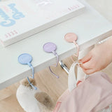 Cute Morandi Bag Hook Heavy Table Purse Bag Hook Travel Handbag Table Side Durable Bag Hanger Office Desk Organizer