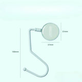 Cute Morandi Bag Hook Heavy Table Purse Bag Hook Travel Handbag Table Side Durable Bag Hanger Office Desk Organizer