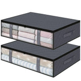 New Non-woven Underbed Quilt Storage Bag Organizer Wardrobe Clothes Dust Moisture-proof Finishing Bag Foldable Storage Box