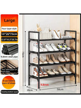 Shoe rack at the entrance of the house, multi-level indoor dormitory entrance door shoe cabinet, multi-functional storage rack