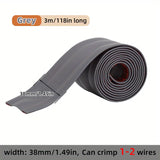 Cable Protector Self-Adhesive PVC Wire Protection Strip Insulation Cord Protection Cover Wear Resistant Prevent Trip Organizers