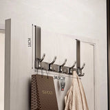 Hooks Over The Door Home Organizer Rack Clothes Coat Hat Towel Hanger Bathroom Accessories Holder Door Hang Quick Installation