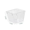 Drawer Organizers Clear Plastic Tub Containers for Bathroom Dressing Table Storage, Home Organization Makeup Kit