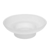 Frosted Glass Soap Dish Round clear Bathroom Replacement Soap Holder Bathroom Vanities Soaps holder multiuse Kitchen Sinks rack