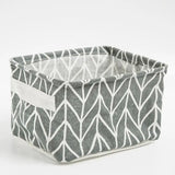 1pc Cotton Linen Fabric Waterproof Desktop Sundries Basket Storage Box Cosmetic Toy Organizer Underwear Socks Clothes Storagebag